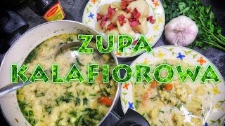 Zupa kalafiorowa 🍵  BŁYSKAWICZNY PRZEPIS NA ZUPĘ [upl. by Victorie]