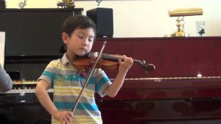 Mozart Turkish March Mozart  Christian Li Aged 6 [upl. by Petracca547]