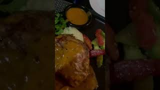 Chicken moroccan steak dinnerdate grilledchicken foodshorts trending anniversarycelebration LF [upl. by Amrac]