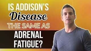 Is Addisons Disease the Same as Adrenal Fatigue [upl. by Esimorp370]