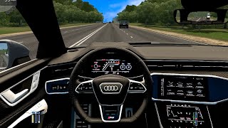 City Car Driving  AUDI RS6 C8  Normal Driving [upl. by Aizek]