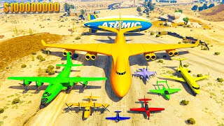 1000000000 Plane Crash Challenge🥵 gta5 [upl. by Ahsei]