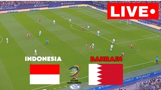 🔴LIVE  Indonesia vs Bahrain  World Cup Qualification AFC 2026  Live Stream  FIFA pes21gameplay [upl. by Aerol421]