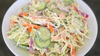 Cabbage salad food salad recipe yolia [upl. by Aina]