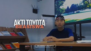 Kuliah di AKTI dpt Beasiswa Full Cerita Singkat Pendaftaran AKTI  Toyota Berbagai [upl. by Ellirehs]