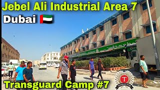 Jebel Ali Industrial Area 7 Dubai 🇦🇪  Transguard Jabal Ali 7 Camp PARCO [upl. by Croteau]