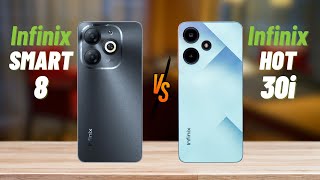 Infinix Smart 8 vs Infinix Hot 30i [upl. by Klarika497]