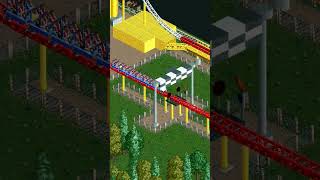 Top Thrill Dragster in Rollercoaster Tycoon amusementparkride cedarpoint rollercoastertycoon [upl. by Aubrette]