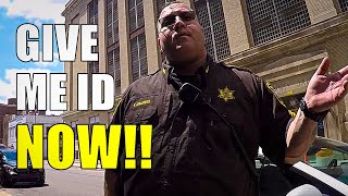 GIVE ME ID  YOU ARE TAKING PICTURES First Amendment Audit  Freedom News Now [upl. by Kendy775]