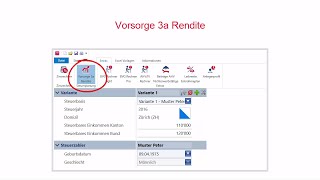 TaxWare  Rendite einer Vorsorge 3a [upl. by Hoppe458]