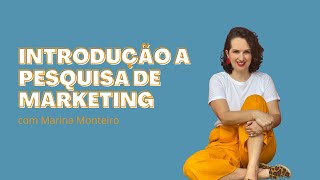 Introdução a Pesquisa de Marketing [upl. by Tudela]