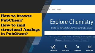 How to browse PubChem How to find structural Analogs in PubChem [upl. by Arrik808]