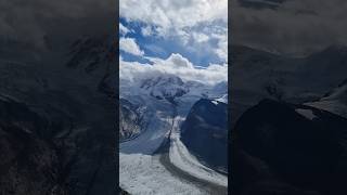 Gornergrat Glacier Zermatt Matterhorn swiss mountains travel nature snow shorts youtube yt [upl. by Adala172]