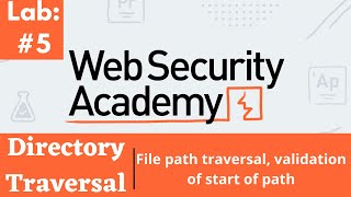 File Path Traversal Validation of Start of Path  Web Security Academy Audio [upl. by Kaliski]