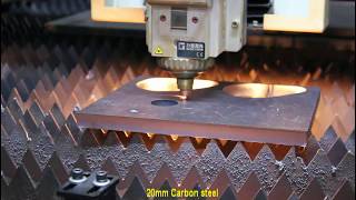 6KW Fiber Laser Metal Cutting Video [upl. by Mcquoid477]