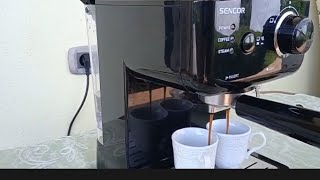 How to make coffee with Sencor coffee and cappuccino machine [upl. by Noied]