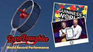 DareDaughter Annaliese Nock  Guinness World Record on Wheel Of Death Amazing Female Daredevil [upl. by Bridges]