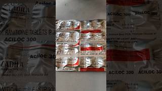 Aciloc 300 MG Tablet Ranitidine tablet Ip 300 MG [upl. by Felicidad673]