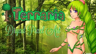 Terraria Dryad Pixel Art 1080p60 [upl. by Etyak398]