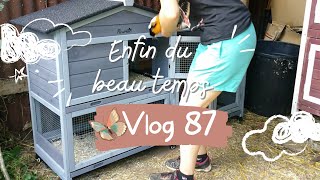 Vlog 87  Un nouveau clapier amp Tour du potager en juin [upl. by Marc]