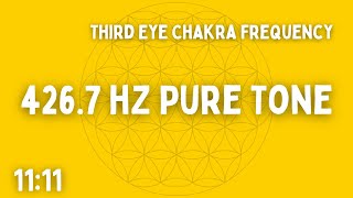 ⚡ 4267 HZ PURE TONE ⚡ THIRD EYE CHAKRA ⚡ 1111 ⚡ BEN SHAMAN [upl. by Boleyn]