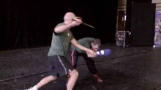 Canne de Combat demo at Cultural Olympiad  Part 8 cane defence [upl. by Aicatsue]