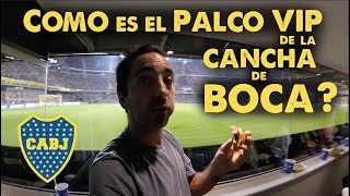 COMO ES EL PALCO VIP del ESTADIO de BOCA [upl. by Naga]