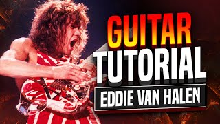 EDDIE VAN HALEN APPROVED Eruption FULL Guitar Lesson [upl. by Lorrac689]