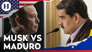 Dimitir en Venezuela y un viaje a Marte las condiciones que puso Musk a Maduro para pelear con él [upl. by Tamas]