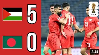 Palestine vs Bangladesh 50  HIGHLIGHT  FIFA WORLD CUP 2026 [upl. by Olnay]