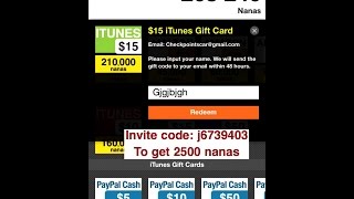 AppJoy 2015 how I got and redeemed 15 Itunes gift cardproofinvitation code j6739403 [upl. by Norehc]