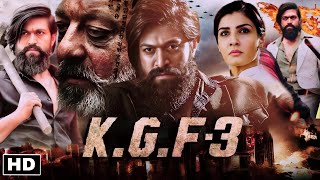 KGF Chapter 3 Full Movie In Hindi  Yash  Sanjay Dutt  Raveena Tandon  Srinidhi  Facts amp Review [upl. by Nodlew]