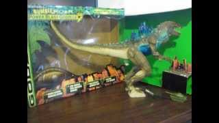 Godzilla 1998 Toy Figure Electronic Rumble Roar Power Blast Godzilla  Sound Bytes [upl. by Medarda]