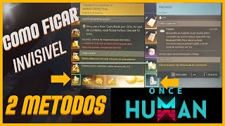 como ficar invisivel em once human [upl. by Nered]