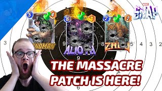 ALIOTH IS BLOWN AWAY ZABU IS DEAD SANDMAN IS BUTCHERED DREAM PATCH Review for Marvel SNAP [upl. by Jacey]