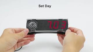 Voice Digital Electronic Clock DIY Kit [upl. by Attenra]