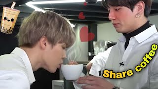 BTS coffee Shop ☕️  Hindi dub  run rp 45 [upl. by Anirhtak984]