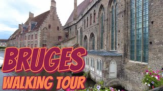 🇧🇪BRUGES  4K  walking tour [upl. by Sallad254]