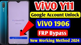 ViVO Y11 Frp Bypass  Vivo 1906 Frp Bypass Android 11  Vivo Y11 Google Account Remove Without Pc [upl. by Beutler]