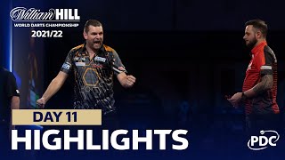 TIEBREAK THRILLER  Day 11 Afternoon Highlights  202122 William Hill World Darts Championship [upl. by Uno]