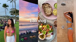 BALI VLOG  Exploring Seminyak amp Canngu Beach Clubs Monkey Forest more [upl. by Damalas]