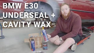 Dinitrol 447 Underseal amp ML3125 Cavity Wax Review BMW E30 Underbody Restoration  Protection 020 [upl. by Nenerb]