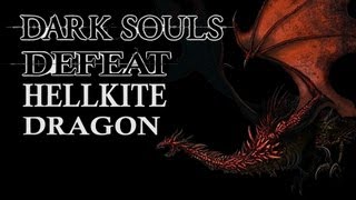 Dark Souls Guide  Easily Defeat Hellkite Dragon Melee [upl. by Clayborne]