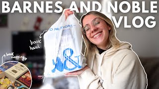 barnes and noble vlog book shopping  first book haul of 2024 📚✨ [upl. by Ogeid]