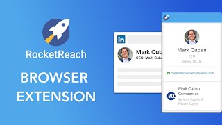 RocketReach Browser Extension [upl. by Akiam]