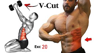 VCUT abs workout  There is no better Obliques workout than this at home [upl. by Yona]