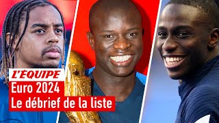 Équipe de France  Le débrief de la liste des Bleus pour lEuro 2024 [upl. by Anielram255]