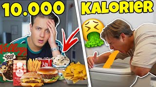 Kan vi spise 20000 Kalorier  10000 kalorie Challenge [upl. by Novat968]