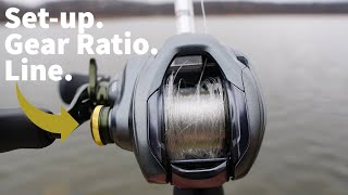 SHIMANO CURADO DC REVIEW amp SETUP  Casting Distance Test  LINE GEAR RATIO [upl. by Melania533]