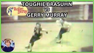 ROLLER DERBYTOUGHIE BRASUHN VS GERRY MURRAY ON THE JAM AND FIGHTING ON TV rollerderby tv [upl. by Palmer345]